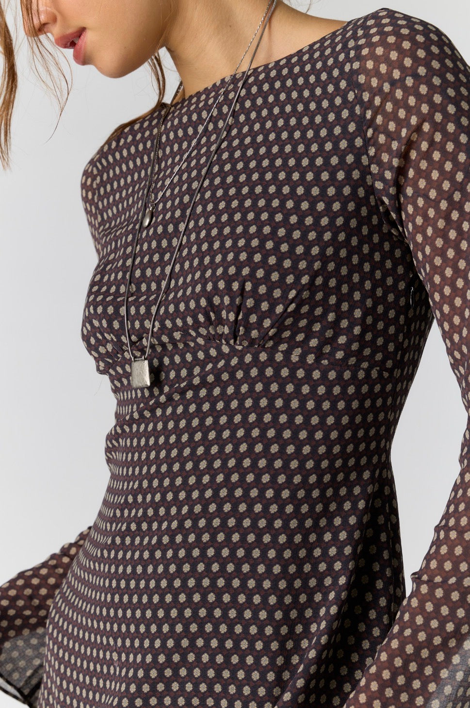 Jolie Printed Mini Dress