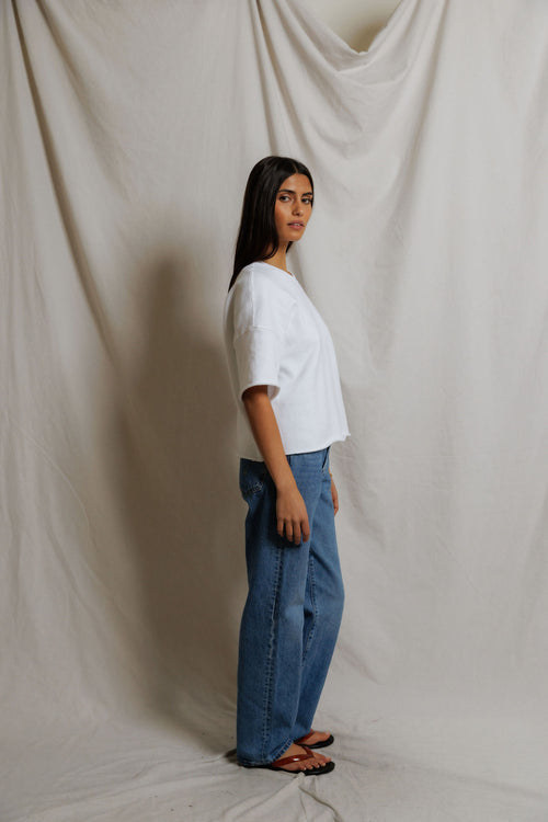 Ezra French Terry Short Sleeve Sweatshirt