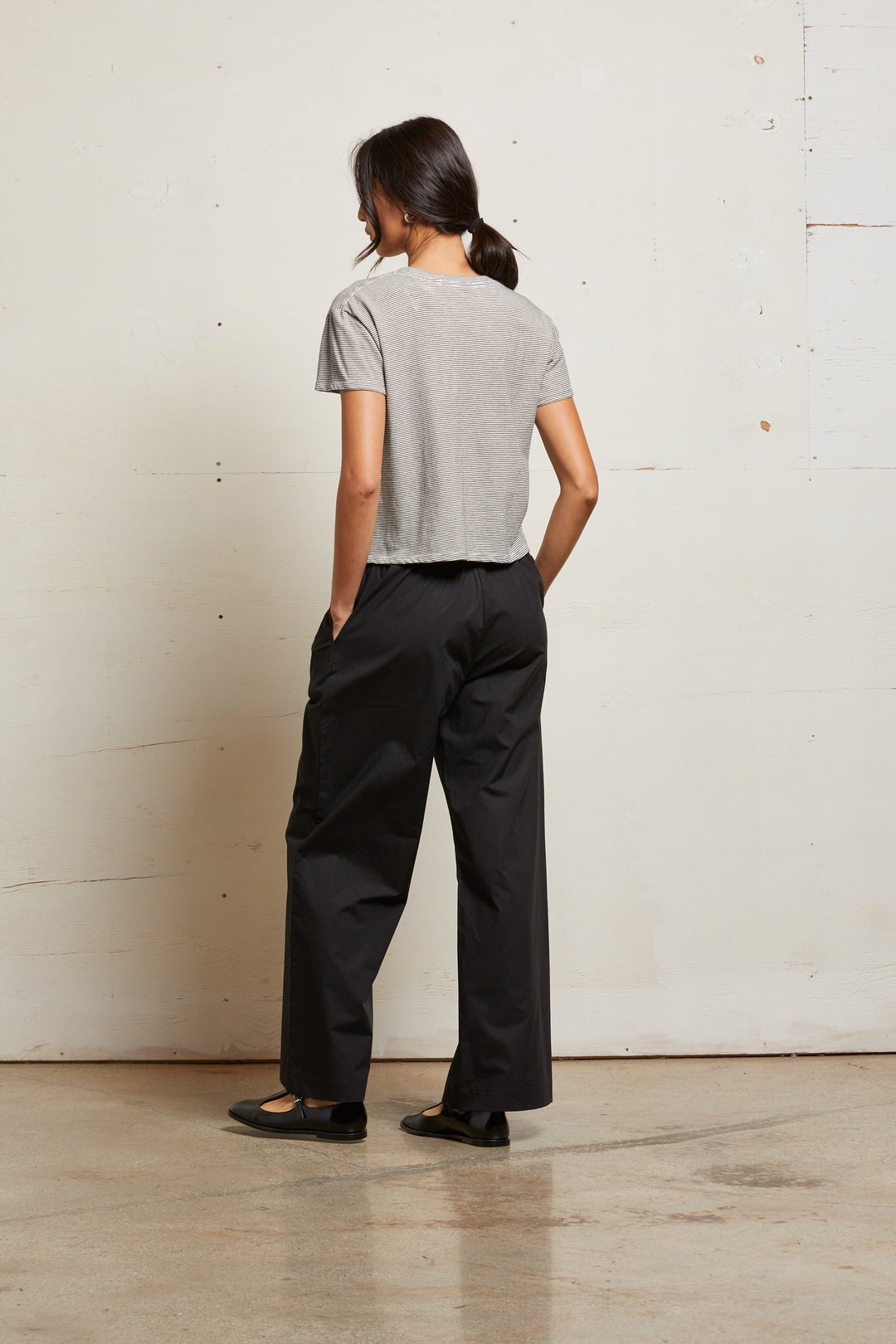 The Harley Stripe Perfect White Tee