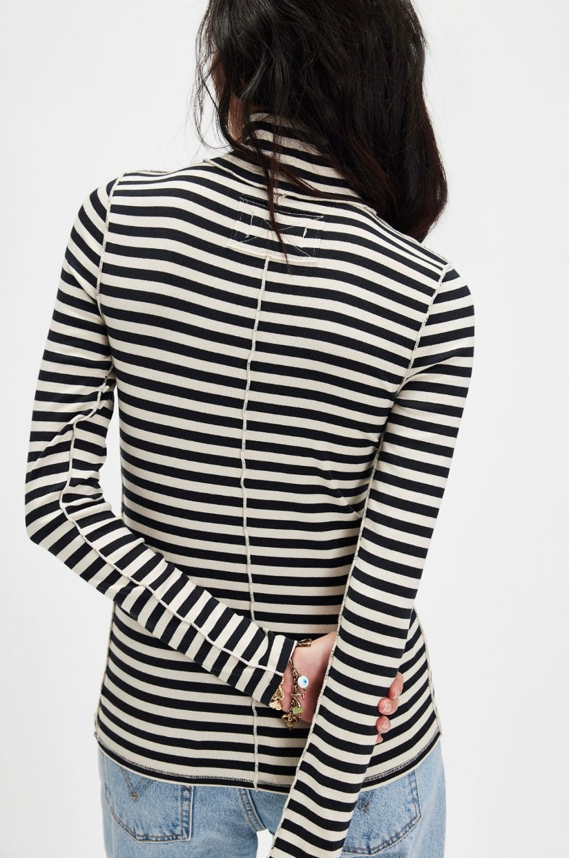 Good Good Stripe Turtleneck