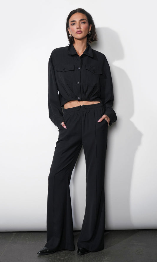 Abigail Drawstring Flared Pants