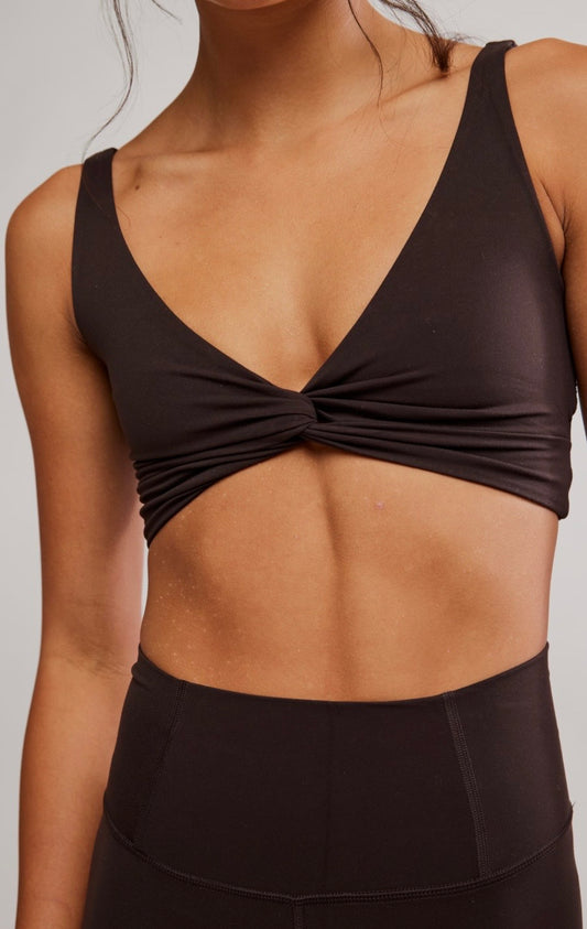 Never Better Reversible Twist Crop