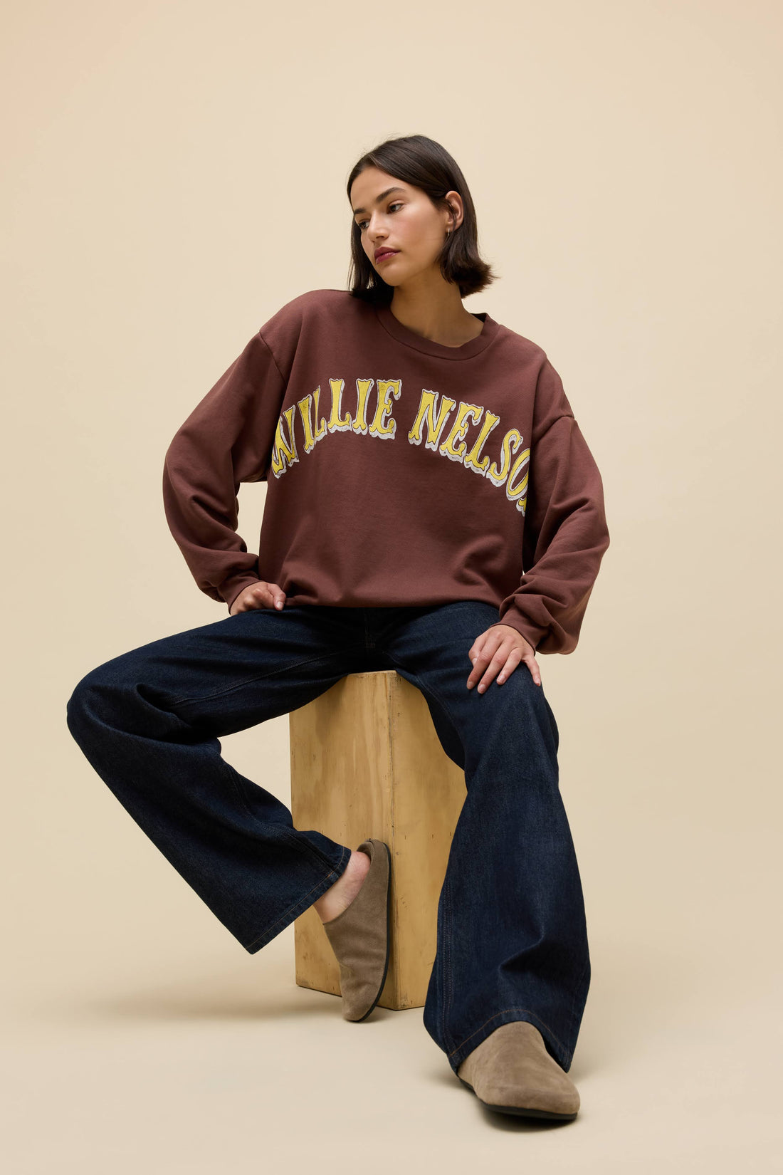 Willie Nelson in Austin
Oversized Crew Sweatshirt