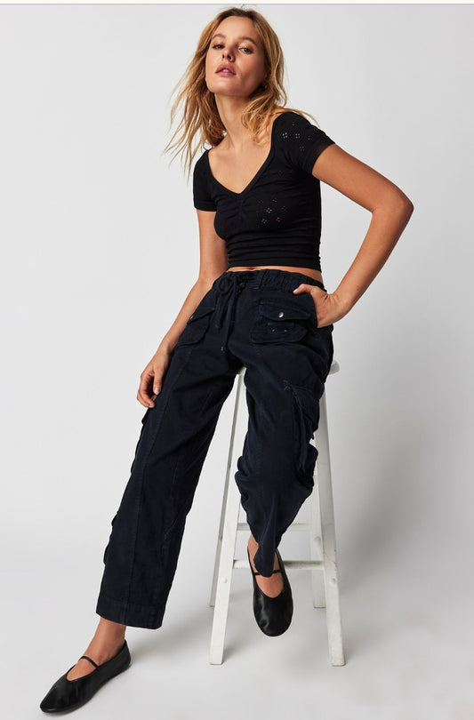 Free People Down Tahiti Cargo Pant