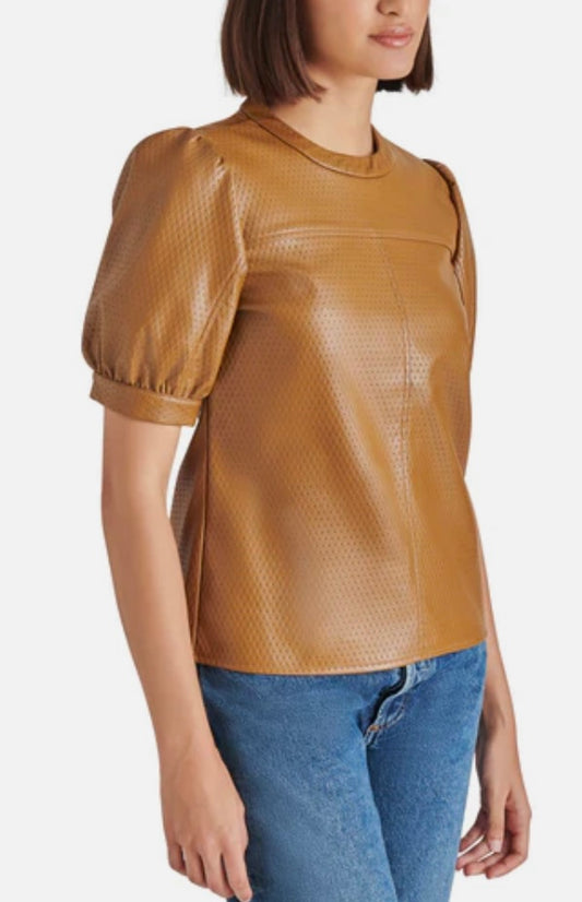 Miller Faux Leather Top