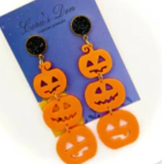 Jack-O-Lantern Earrings