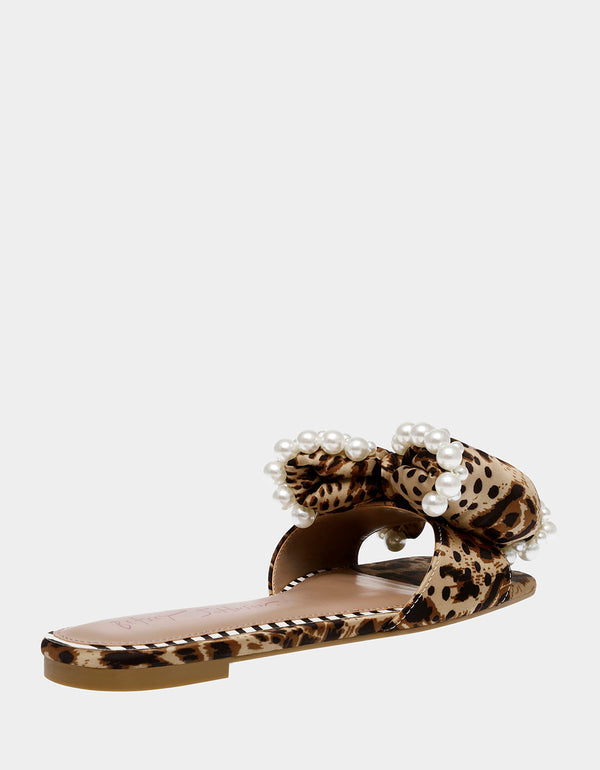 Liah Leopard Slip-on Sandal