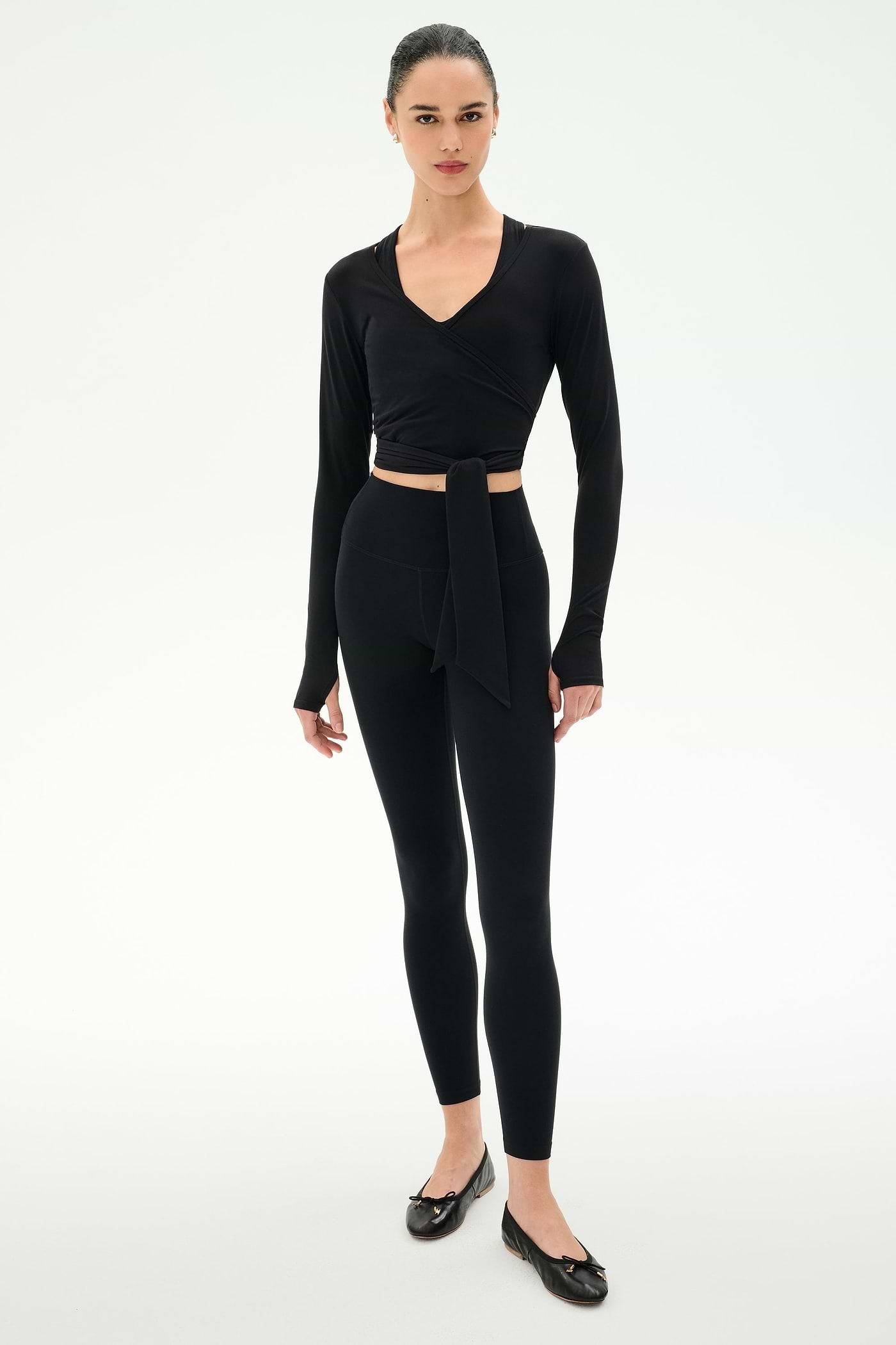 Bella Air-Weight Wrap Top by Splits59