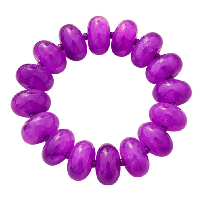 Bora Purple Chunky Bracelet