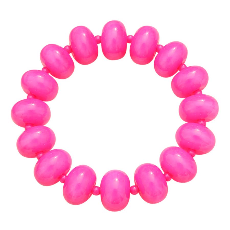 Bora Hot Pink Chunky Bracelet