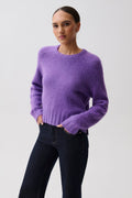 Adina Knit Sweater-Violet