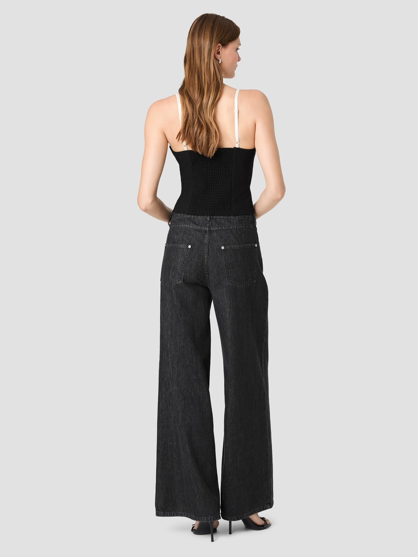 Zara Lace Peekaboo Fitted Top