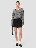 Yulia Knit Stripe Pullover Sweater