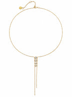 Mason Double Drop Lariat Necklace