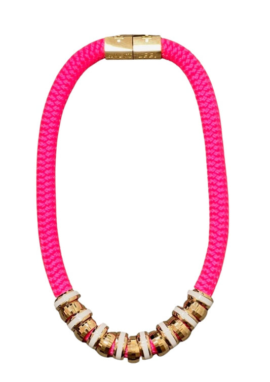 Classic Necklace Hot Pink