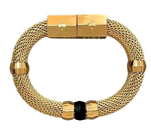 Mesh Candy Bracelet Black