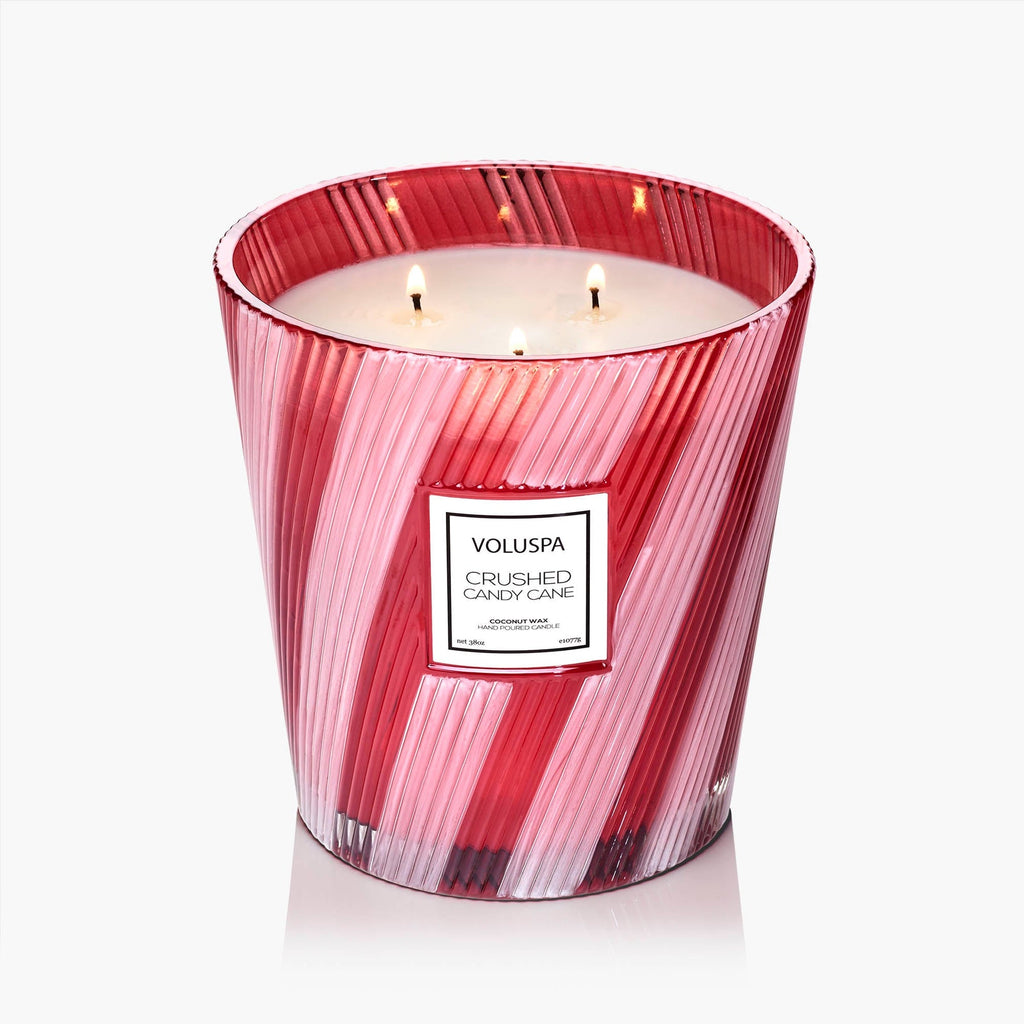 Crushed Candy Cane Classic 3 Wick Hearth