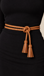 Double Wrap Belt with Tassel
