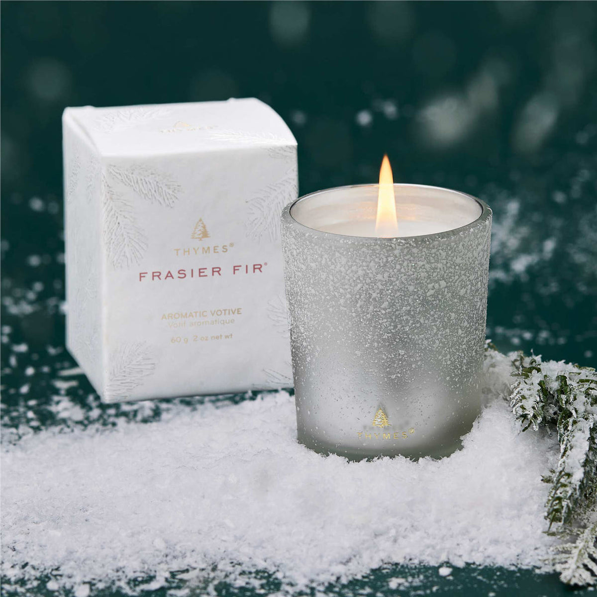 Frasier Fir® Flocked Votive Candle