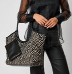 Delilah Zebra Tote Bag