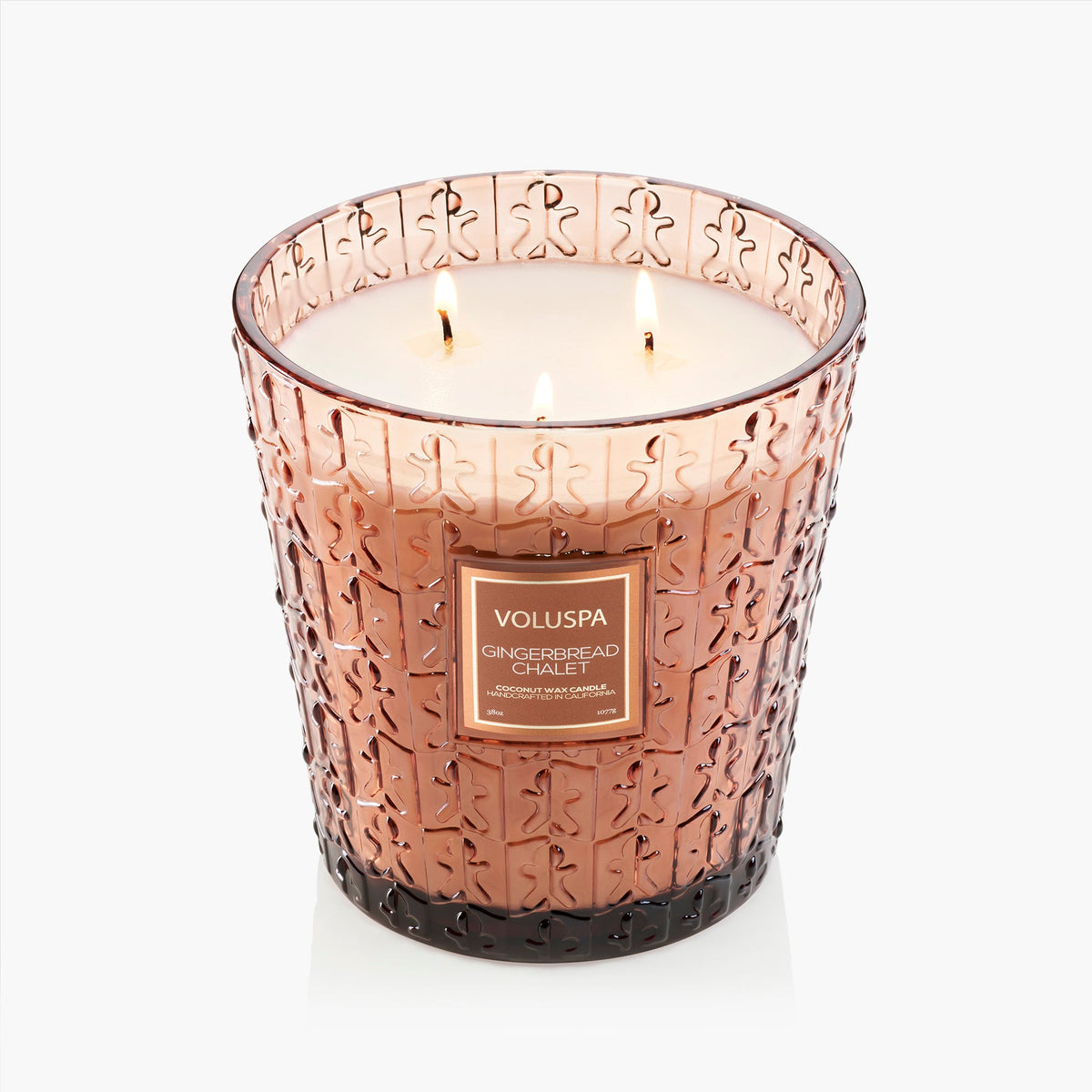 Gingerbread Chalet 3 Wick Hearth Candle