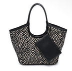 Delilah Zebra Tote Bag