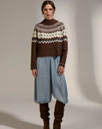 Cinnamon Turtleneck Sweater