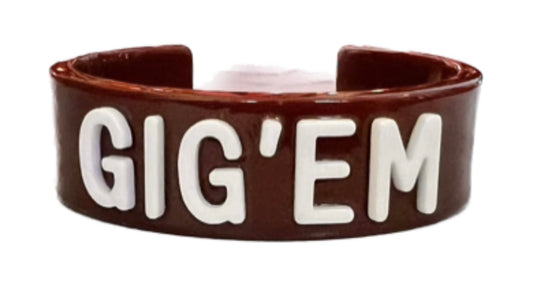 TEXAS A&M GIG’EM CUFF