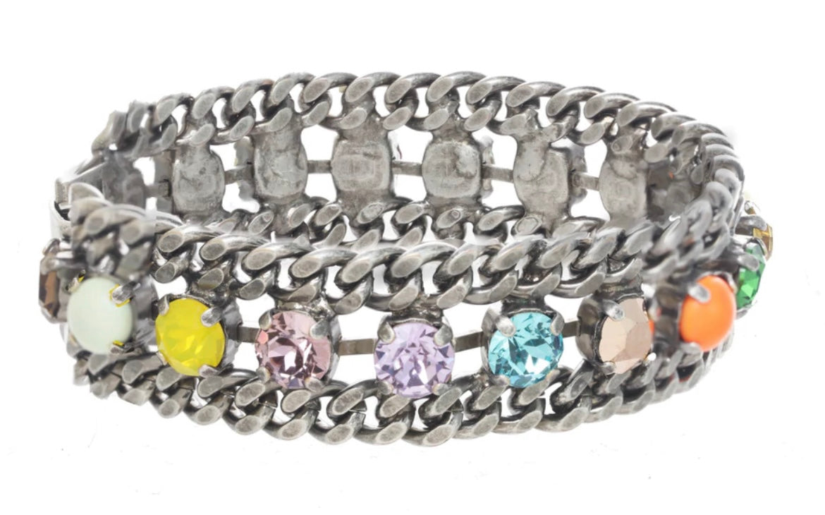 Maeve Bracelet in Antique Silver Mixed