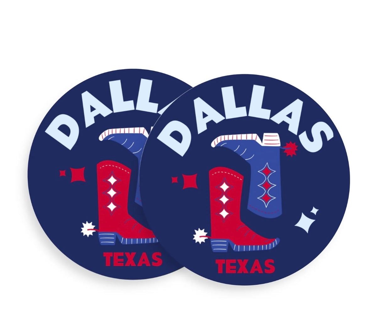Dallas Kickoff Coasters