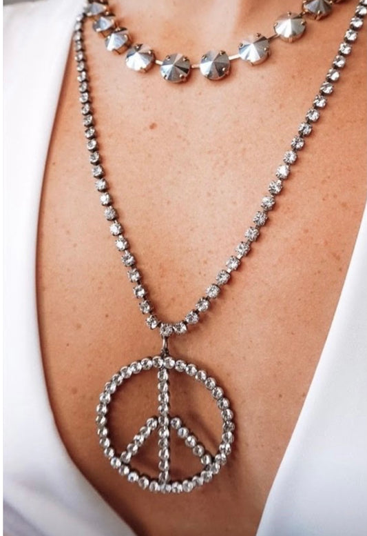 Woodstock Metallic Necklace