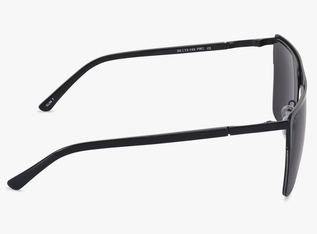 Kendra Matte Black Grey Glasses