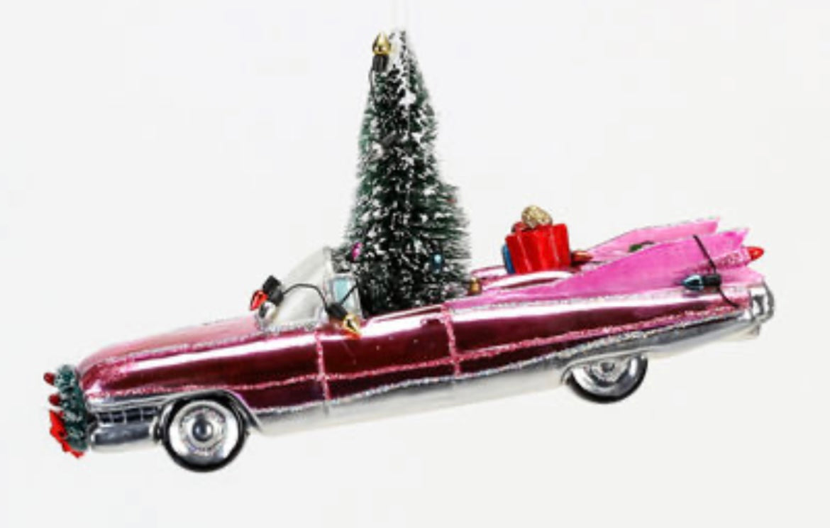 Pink Caddy Ornament