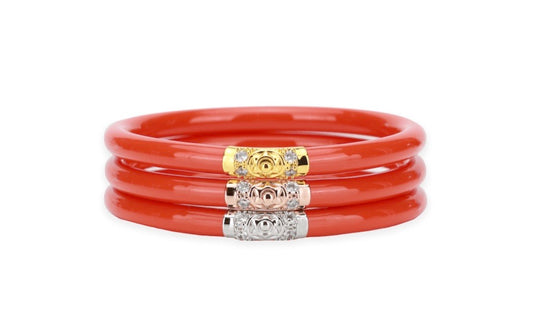 Coral All Weather Bangles