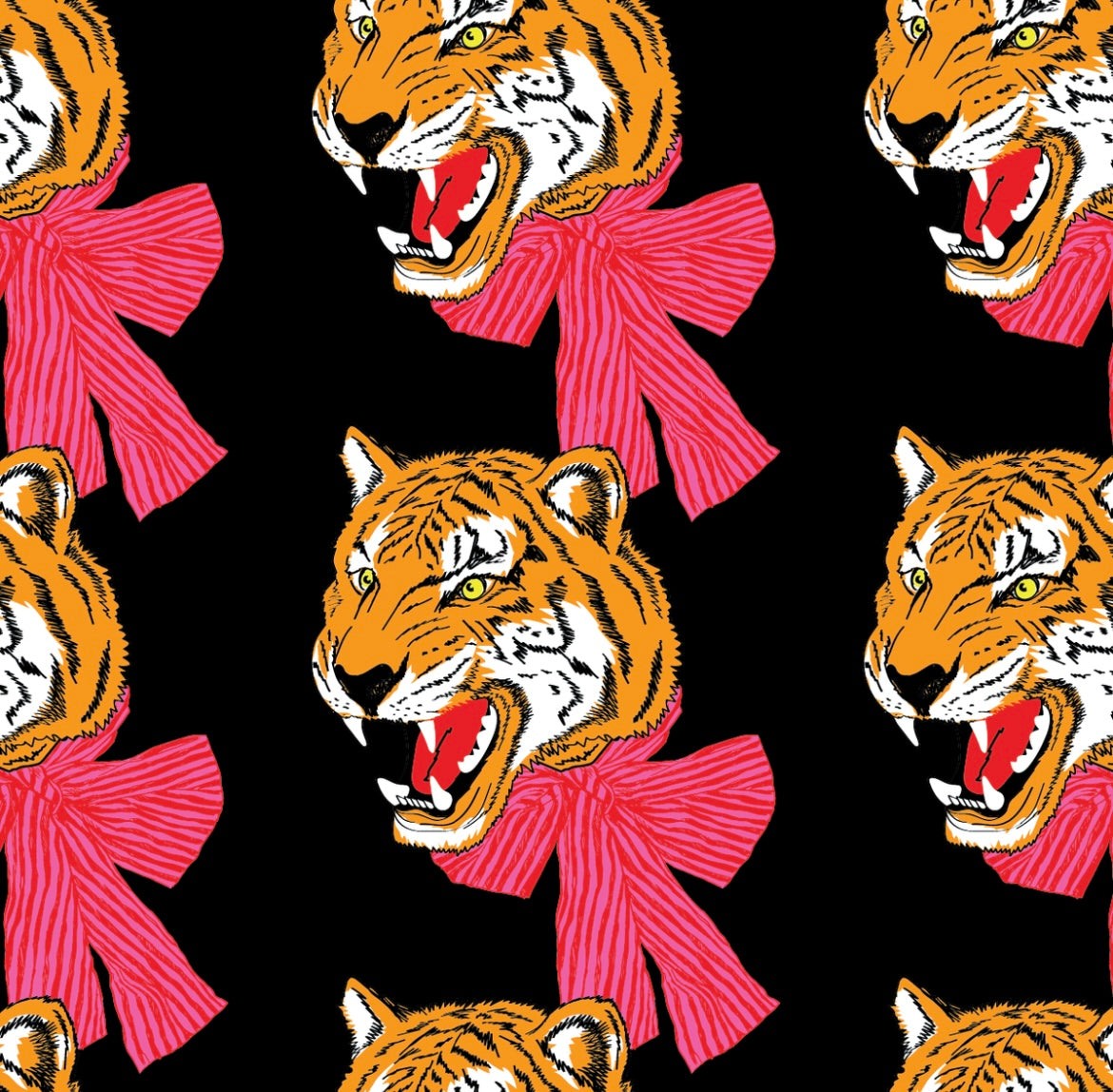 Wrapping Sheets | Fierce Tiger, Sassy Bow
