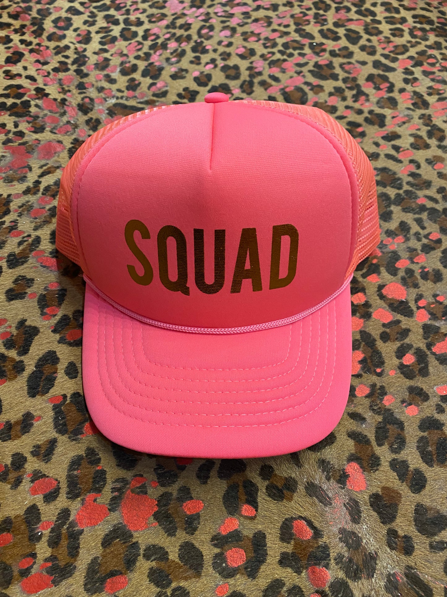 Pink Squad Trucker Hat