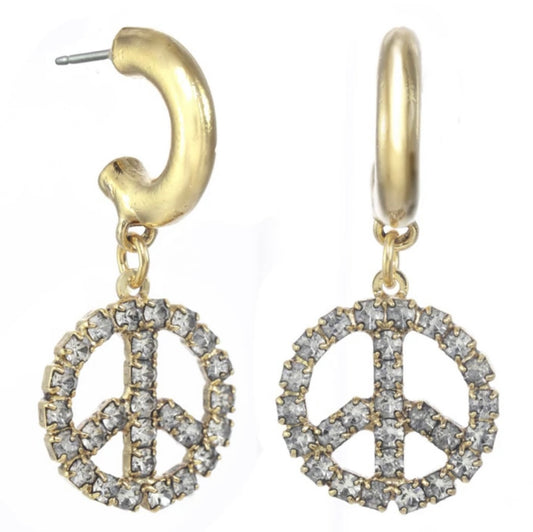 Peace Be With You Earrings
