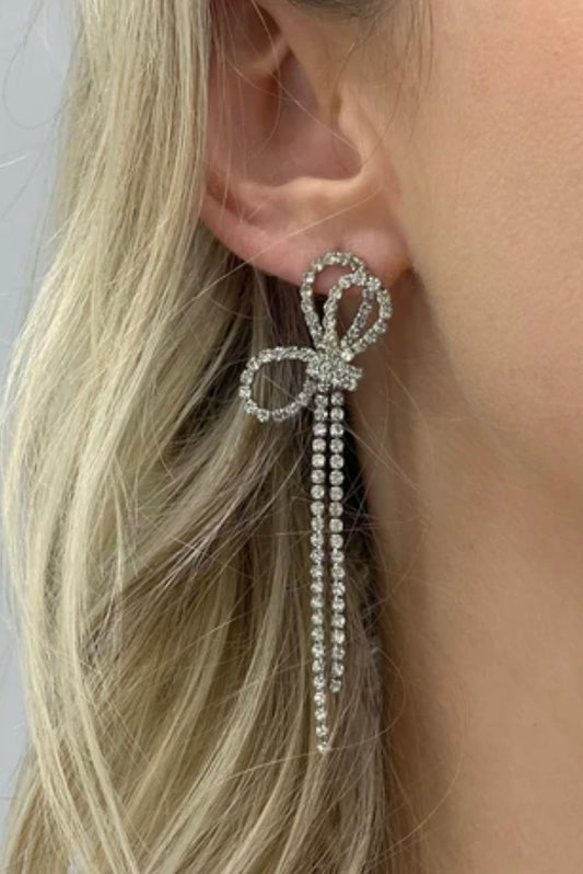 FORGET ME KNOT STATEMENT EARRINGS