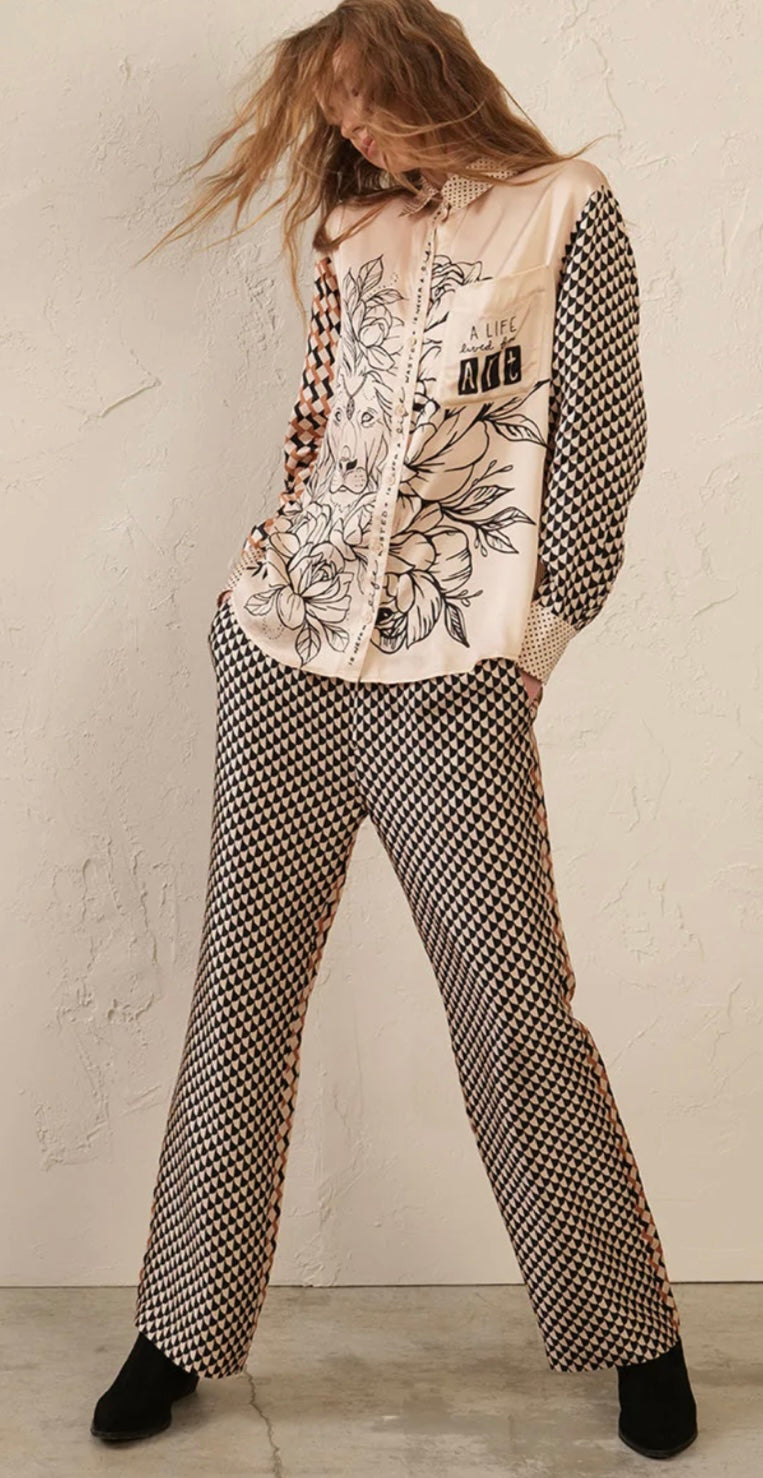 Marilyn Tattoo Printed Pants