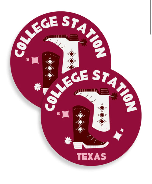 College Station Kickoff Coasters