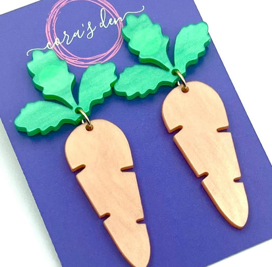 Carrot Earrings