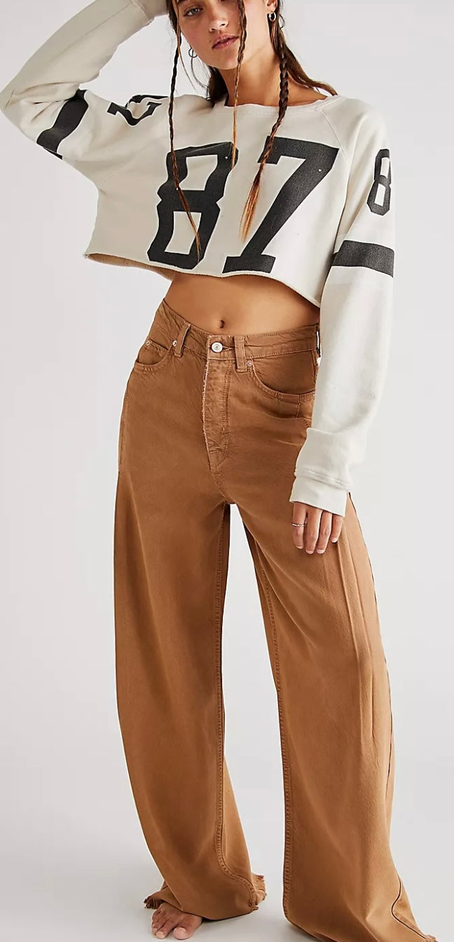 Free People Old West Slouchy Jeans