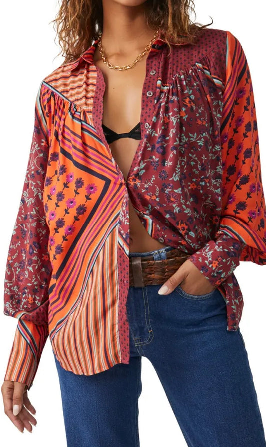 Free People Hazel Blouse