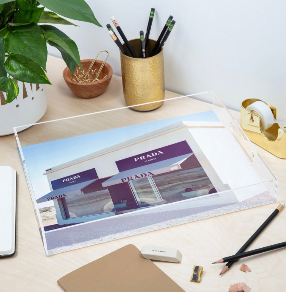 Prada Marfa Tray by Ann Hudec